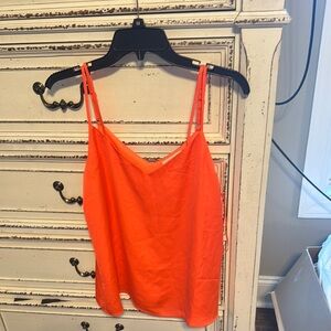 Skies Are Blue Vibrant Orange Camisole